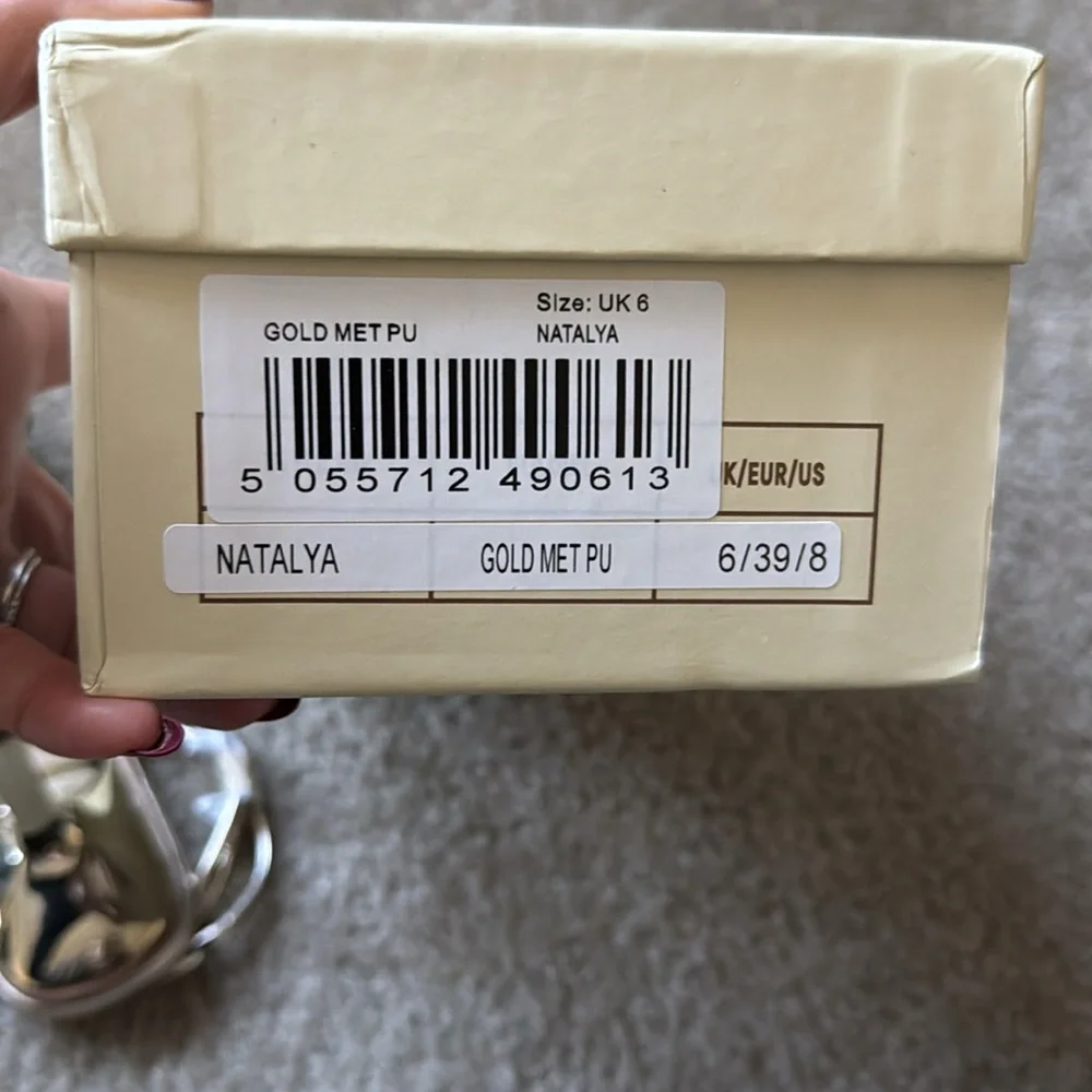 Public Desire gold heels - Picture 5 of 5